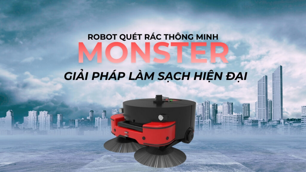 Robot quét rác MONSTER thông minh